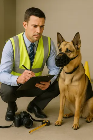 perito canino Evaluacion de conducta agresiva de un pastor aleman